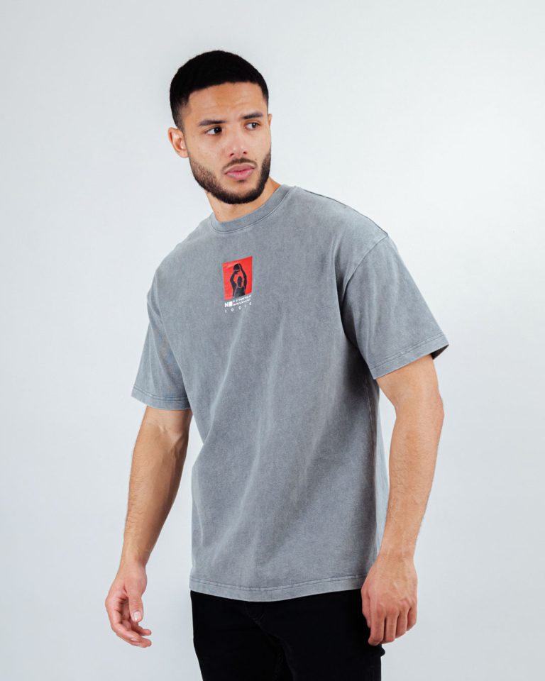 Idol oversized t-shirt #3 - grey